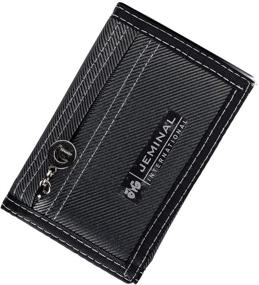 img 4 attached to Wallet OURBAG Trifold Bifold One_Size Men's Accessories for Wallets, Card Cases & Money Organizers