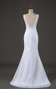 img 1 attached to SIQINZHENG Mermaid Wedding Dresses Bridal Women's Clothing and Dresses