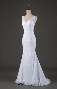 img 2 attached to SIQINZHENG Mermaid Wedding Dresses Bridal Women's Clothing and Dresses