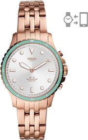 img 3 attached to 🕐 Fossil Women's FB-01 Stainless Steel Hybrid Smartwatch: Activity Tracking & Smartphone Notifications