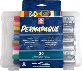 img 4 attached to Sakura Permapaque Opaque Markers Assorted