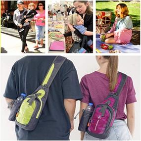 img 1 attached to 🎒 Waterproof Shoulder Cross Body Backpacks and Versatile Daypacks for Portability