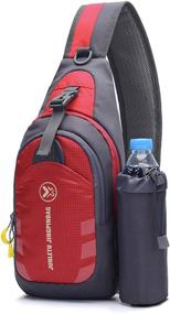 img 4 attached to 🎒 Waterproof Shoulder Cross Body Backpacks and Versatile Daypacks for Portability