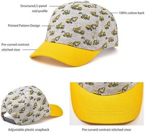 img 2 attached to Customize Your Style with 🧢 Adjustable Baseball Caps for Boys' Outdoor Adventures