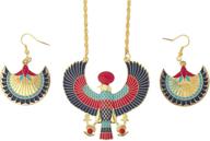 egyptian costume jewelry necklace earring logo