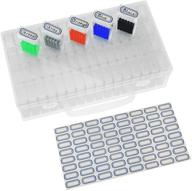 diamond painting storage containers - 64 grid diamond embroidery box for nails, rhinestones, beads, diy craft - adjustable and compact 22.5x13.5x5.5cm storage boxes logo