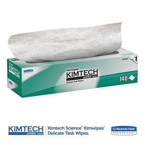 img 2 attached to 🧻 Kimwipes Delicate Task Wipers, 1-Ply, 14.7" x 16.6", 140/Box (Case of 15 Boxes)