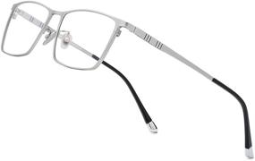 img 4 attached to FONEX Titanium Glasses Eyeglasses F85641