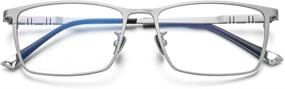 img 1 attached to FONEX Titanium Glasses Eyeglasses F85641