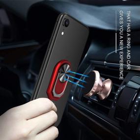 img 1 attached to 📱 360° Rotation Metal Phone Finger Holder Stand - Ultimate Cell Phone Grip and Kickstand