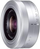 📷 panasonic lumix g vario 12-32mm silver lens - international version (no warranty): micro four thirds interchangeable lens with mega ois for high-quality photography logo