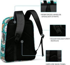 img 1 attached to Backpack Classic Lightweight Bookbag Shoulders