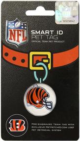 img 2 attached to 🐾 Secure and Stylish NFL Dog ID Tag for Smart Pet Tracking - Ultimate Retrieval System for Dogs, Cats, and More! Licensed Football Logo Engraved - Choose from 32 NFL Teams!