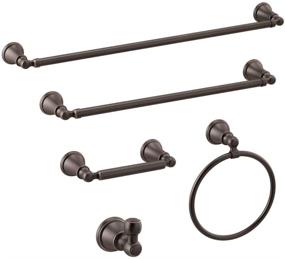 img 2 attached to 🛁 Delta Woodhurst Towel Ring in SpotShield Venetian Bronze - Durable and Stylish Bathroom Accessory