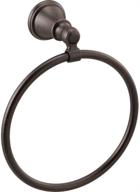 🛁 delta woodhurst towel ring in spotshield venetian bronze - durable and stylish bathroom accessory logo