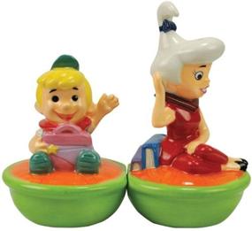 img 1 attached to 🚀 Unique Westland Giftware The Jetsons Magnetic Elroy and Judy Salt and Pepper Shaker Set - 3-3/4-Inch Collectibles