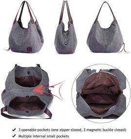 img 1 attached to 👜 Stylish and Practical: Hiigoo Fashion Multi Pocket Handbags Shoulder Women's Handbags & Wallets