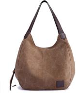 👜 stylish and practical: hiigoo fashion multi pocket handbags shoulder women's handbags & wallets logo
