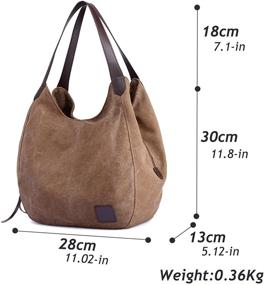 img 2 attached to 👜 Stylish and Practical: Hiigoo Fashion Multi Pocket Handbags Shoulder Women's Handbags & Wallets
