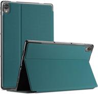 💼 procase lenovo tab p11 case 11 inch 2020 (model: tb-j606f tb-j606x), slim lightweight stand folio protective hard shell case smart cover for lenovo tab p11 11 inch 2020 release - teal logo