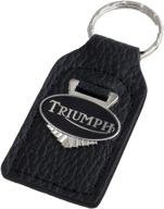 triumph motorcycle leather enamel ring logo