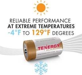 img 1 attached to 🔋 Аккумулятор Tenergy 1,5V D щелочной LR20 - длительная мощность для часов, пультов, игрушек и электронных устройств (12 штук)