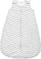 chevron baby sleep bag - 1 pack wearable blanket (6-12 months): perfect for sound sleep logo