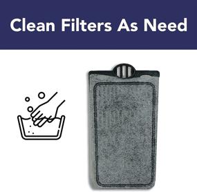 img 1 attached to 🐠 3W Ultra Silent Fish Tank Power Filter with 3 Free Activated Carbon Filter Cartridges - 2.8" x 1.5" x 6.3" In-Tank Aquarium Filter with Waterfall-Style Waterflow - BPA-Free and Non-Toxic Materials