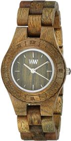 img 3 attached to WeWOOD Moon Watch Army: Unisex 🌿 Style in One Size for Eco-Conscious Consumers