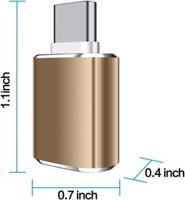 img 3 attached to Адаптер USB C к USB MIUOLV - 2 шт., совместим с Thunderbolt 3, MacBook Pro 2019/2018/2017, MacBook Air 2020, Dell XPS - адаптер USB-C к USB 3.0