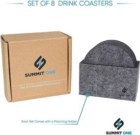 img 2 attached to 🍻 Summit One Premium Absorbent Coasters: Classy Protection for Your Surfaces