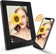 🖼️ 9-дюймовый wifi смарт-цифровая рамка для фотографий с ips hd сенсорным экраном, дистанционным управлением, встроенным аккумулятором, 8 гб памяти, автоматическим поворотом, мгновенным обменом через приложение aimor из любого места. логотип