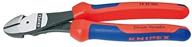 кусачки с угловым резом knipex 74 22 200 с комфортной рукояткой - инструмент с высоким усилием 8 дюймов. логотип