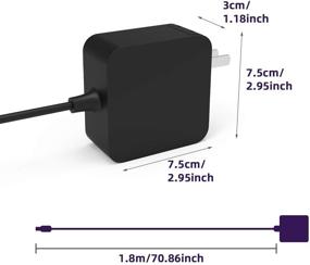 img 1 attached to 🔌 65W 45W USB-C Type Charger for Samsung Chromebook XE513C24 XE510C24 XE350XBA XE525QBB XE520QAB, Galaxy SM-W767 NP767XCM, Notebook NP950SBE NP750QUA, Galaxy Tab A7 S3 S4 S5e S6 S7