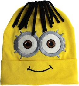 img 1 attached to 👶 Adorable Yellow Minion Beanie Hat for Baby Kids: Perfect for Girls and Boys (2-5 Years)