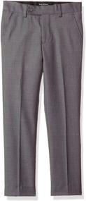 img 2 attached to Isaac Mizrahi Slim Fit Wool Pants for Boys