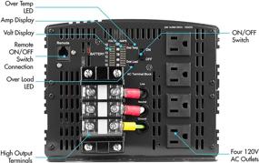 img 3 attached to 💡 Wagan EL3748 12V 10000W Преобразователь питания с пультом дистанционного управления: идеальное решение для домов на колёсах и офф-грид энергии!