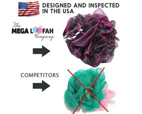 img 2 attached to 🧽 Mega Loofah - Pink Flamingo Edition