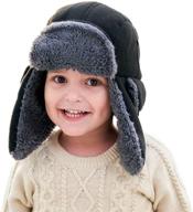 👦 boys' accessories: home prefer earflap weather trapper logo