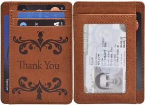 img 3 attached to Engraved Father Daughter Gift Wallet Men's Accessories in Wallets, Card Cases & Money Organizers