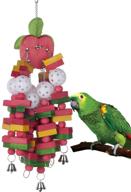 🦜 bell bird block toys for medium parrots - ideal for amazon, african grey, and cockatoos logo