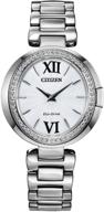 citizen eco drive capella из нержавеющей стали ex1500 52a логотип