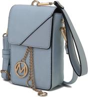 mkf collection crossbody cellphone purse women's handbags & wallets in wristlets logo