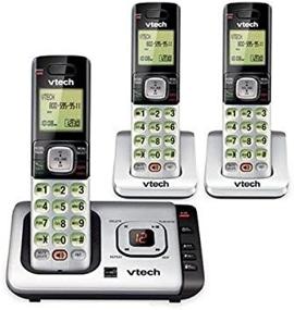 img 3 attached to 📞 VTech 3-ручной беспроводной телефон с идентификатором звонящего, ожиданием звонка и автоответчиком