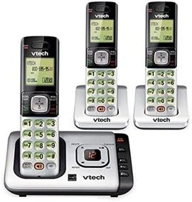 img 4 attached to 📞 VTech 3-ручной беспроводной телефон с идентификатором звонящего, ожиданием звонка и автоответчиком