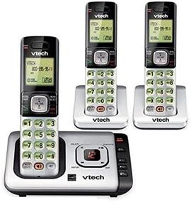 img 2 attached to 📞 VTech 3-Handset Cordless Phone with Caller-ID, Call-Waiting, and Answering System