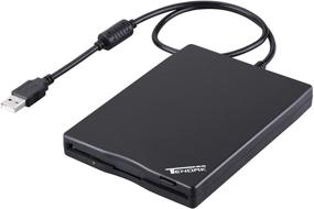img 4 attached to 🖥️ Tendak USB Floppy Disk Drive - Portable External 3.5&#34; USB FDD Diskette Drive - 1.44MB for PC Windows 7/8, XP, Vista and Mac - Plug and Play - Black