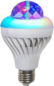 img 3 attached to 🌈 Vibrant LED Rotating Disco Bulb: Motorized Spinning DJ Party Light with 3 Projection Models - Ideal for Birthday Parties, Clubs, Bars, Celebrations, Events, Night Lights