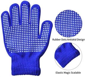 img 3 attached to 🧤 KidsMagic Stretch Anti-Skid Gloves - Girls' Accessories for Children