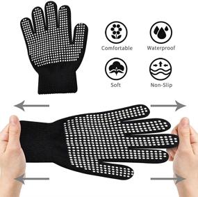 img 2 attached to 🧤 KidsMagic Stretch Anti-Skid Gloves - Girls' Accessories for Children